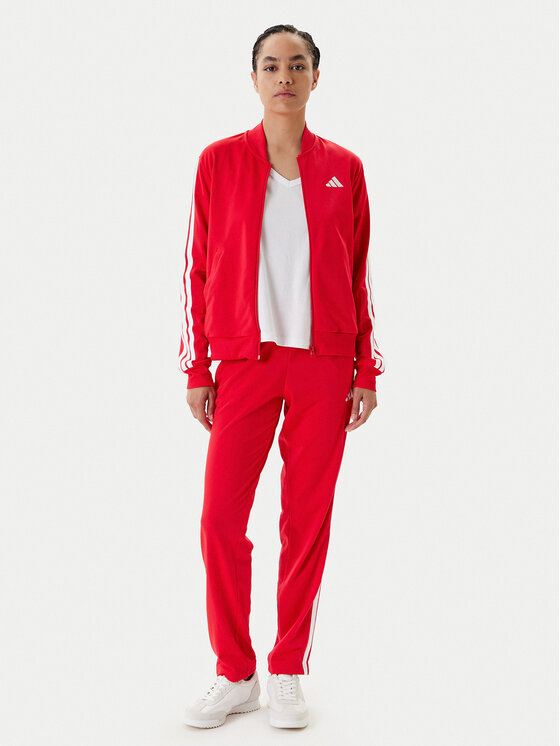 

Спортивный костюм обычный крой Essentials 3-Stripes JD2684 Adidas, красный