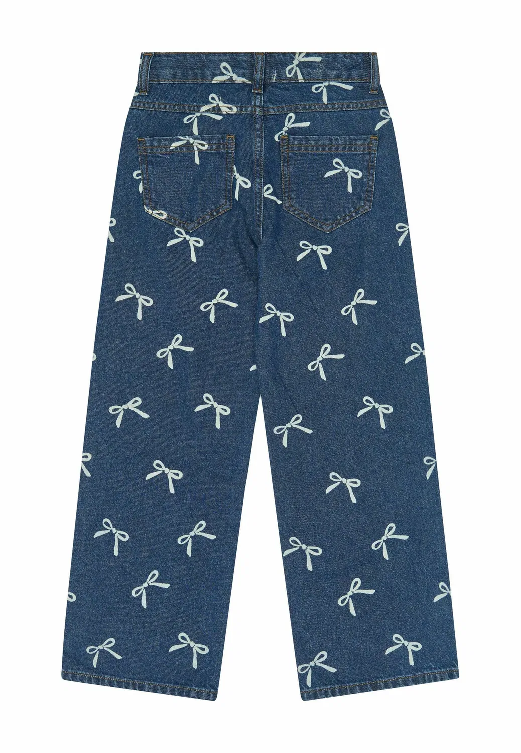 Джинсы Tnvirginia широкого кроя - джинсы прямого кроя The New, Medium Blue Denim Aop — фото 4