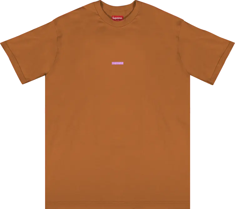 

Футболка Supreme Typewriter Short-Sleeve Top 'Rust', коричневый