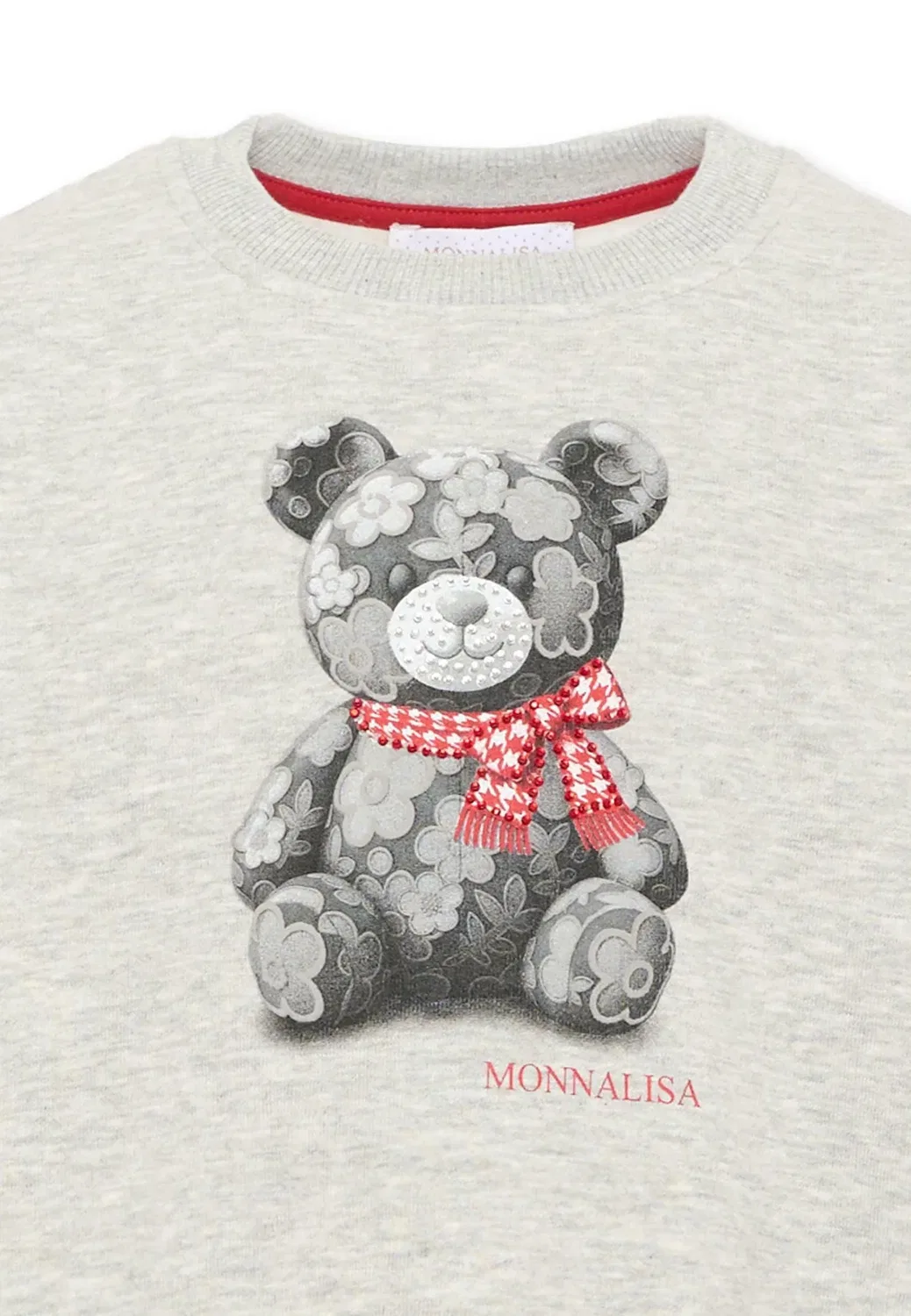 Фелпа - толстовка Monnalisa, Grey — фото 3