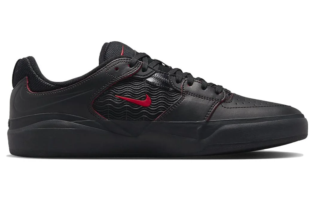 Кроссовки Nike SB Ishod Wair, черный/красный — фото 2