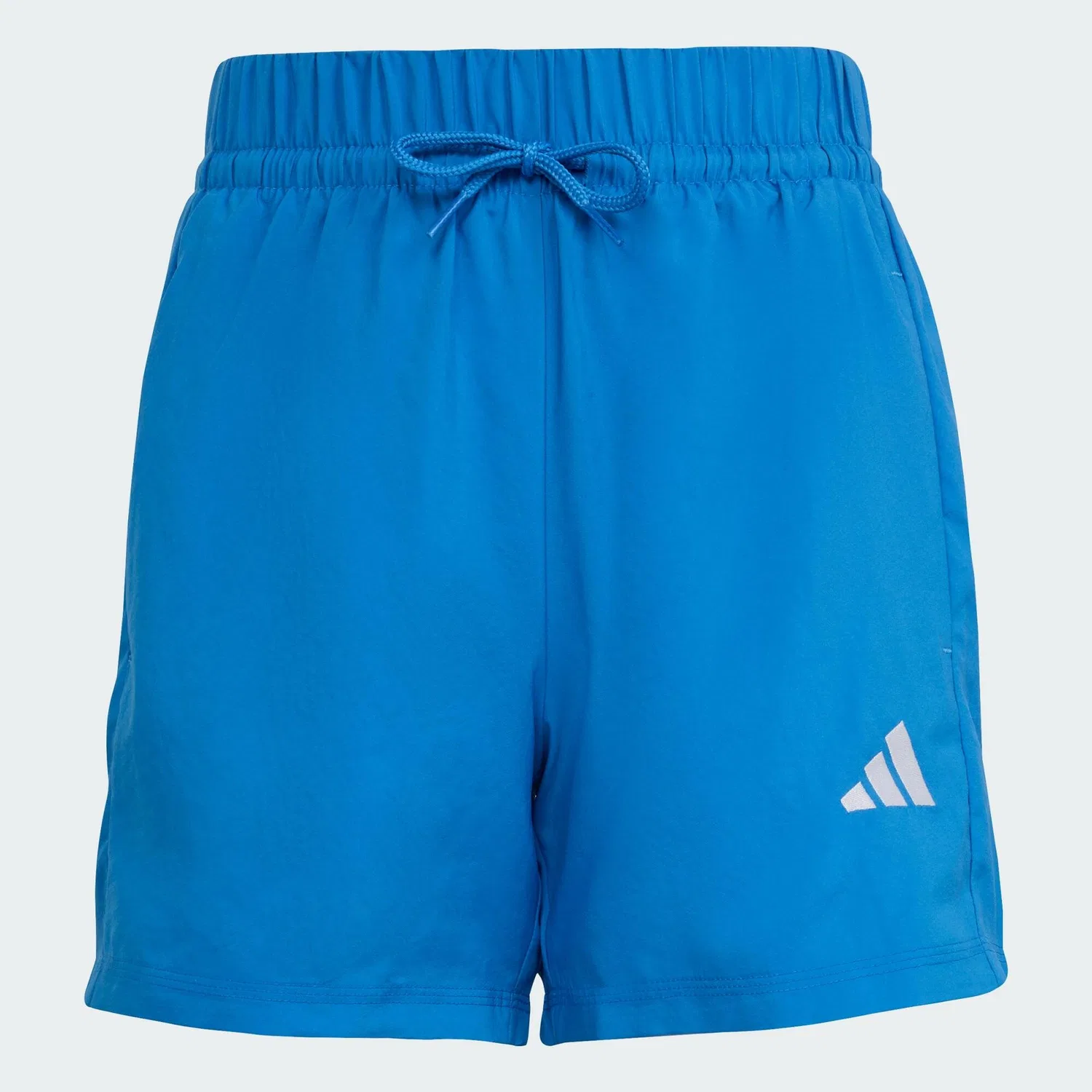 Детские шорты из легкой ткани Essentials Climacool Adidas, Blau Weiss — фото 2