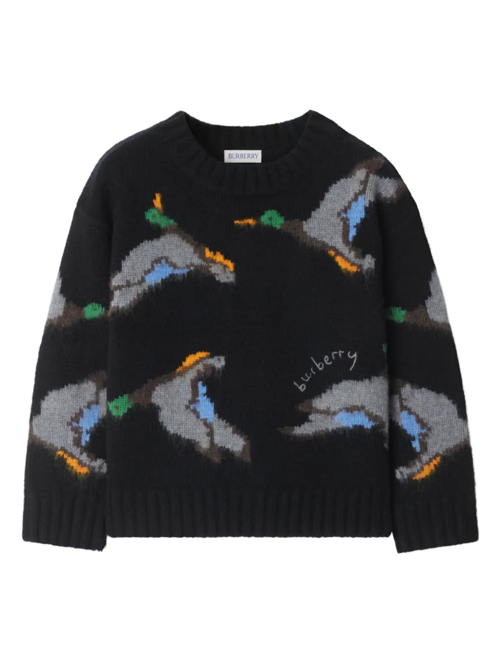 

Свитер Duck BURBERRY KIDS, черный