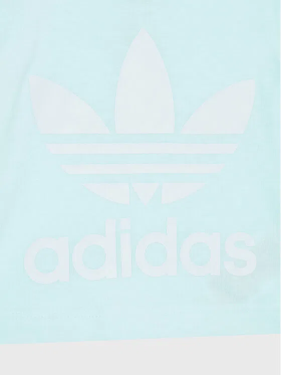 Футболка regular fit adicolor Trefoil Adidas, синий — фото 3
