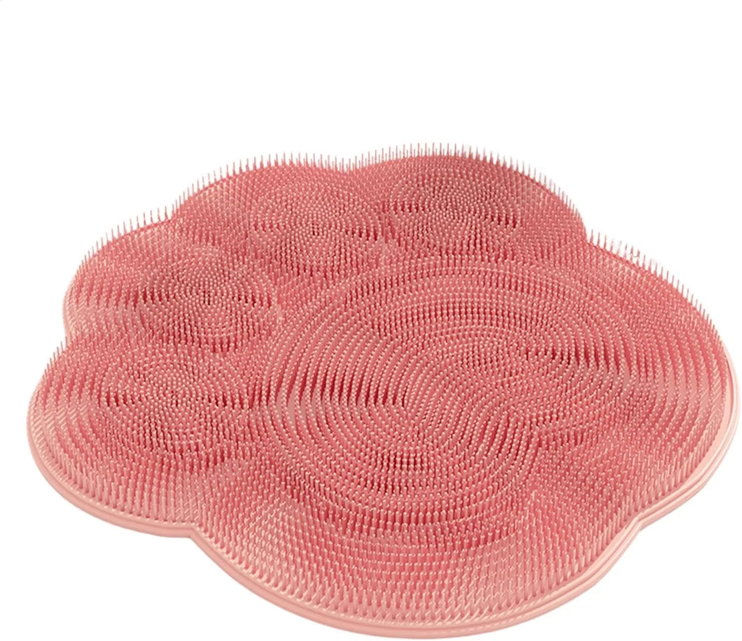 Скраббер для ног и спины Silicone, Ungtyb, 20x20 см, Pink