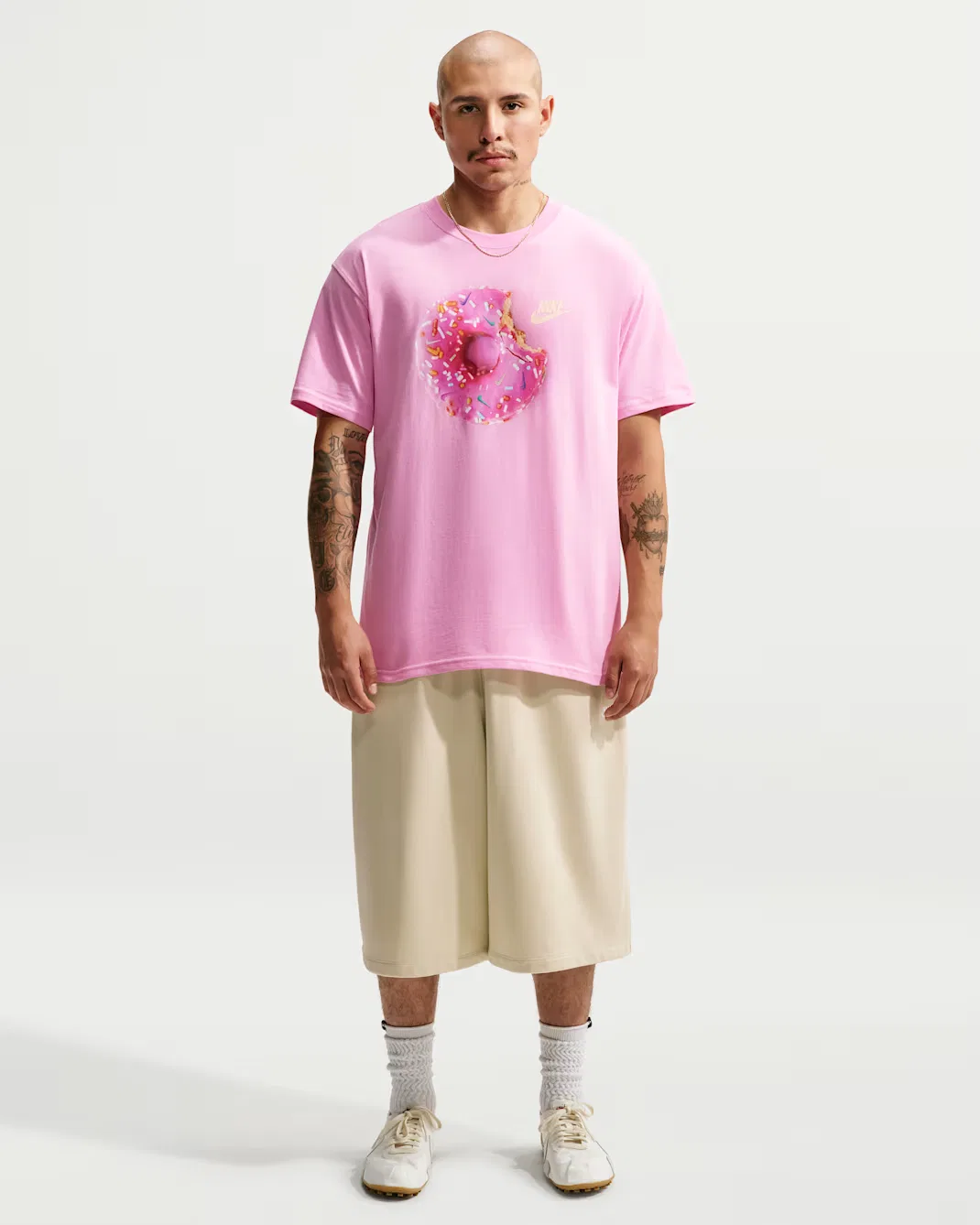 Мужская футболка Nike Sportswear "Donut", Pink Rise — фото 4