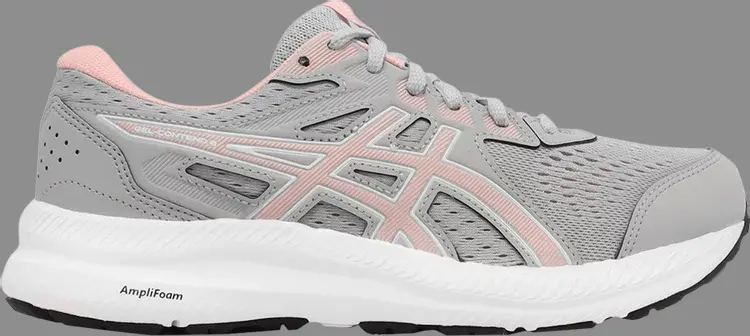 

Кроссовки wmns gel contend 8 wide 'piedmont grey frosted rose' Asics, серый