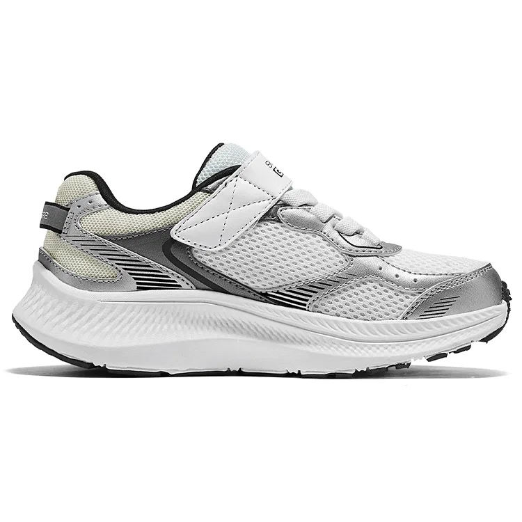Детские кроссовки дышащие с сетчатым верхом Skechers Kids, White — фото 2
