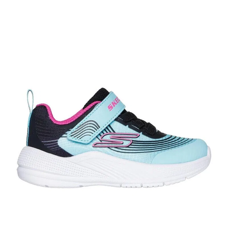 Детские кроссовки для девочек с принтом 303575NAQPR Skechers, Hellblau Violett Schwarz