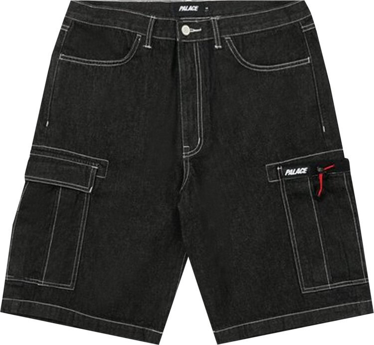 

Шорты Palace Drawcord Pocket Denim Shorts 'Black', черный