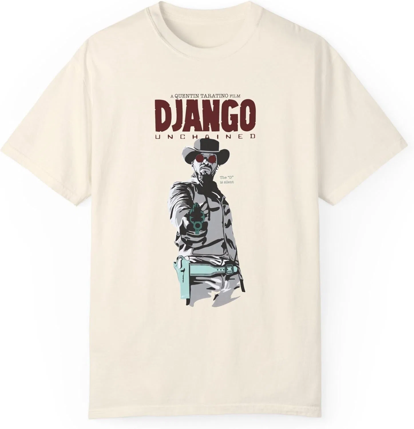 Футболка с принтом Django Unchained, Ivory