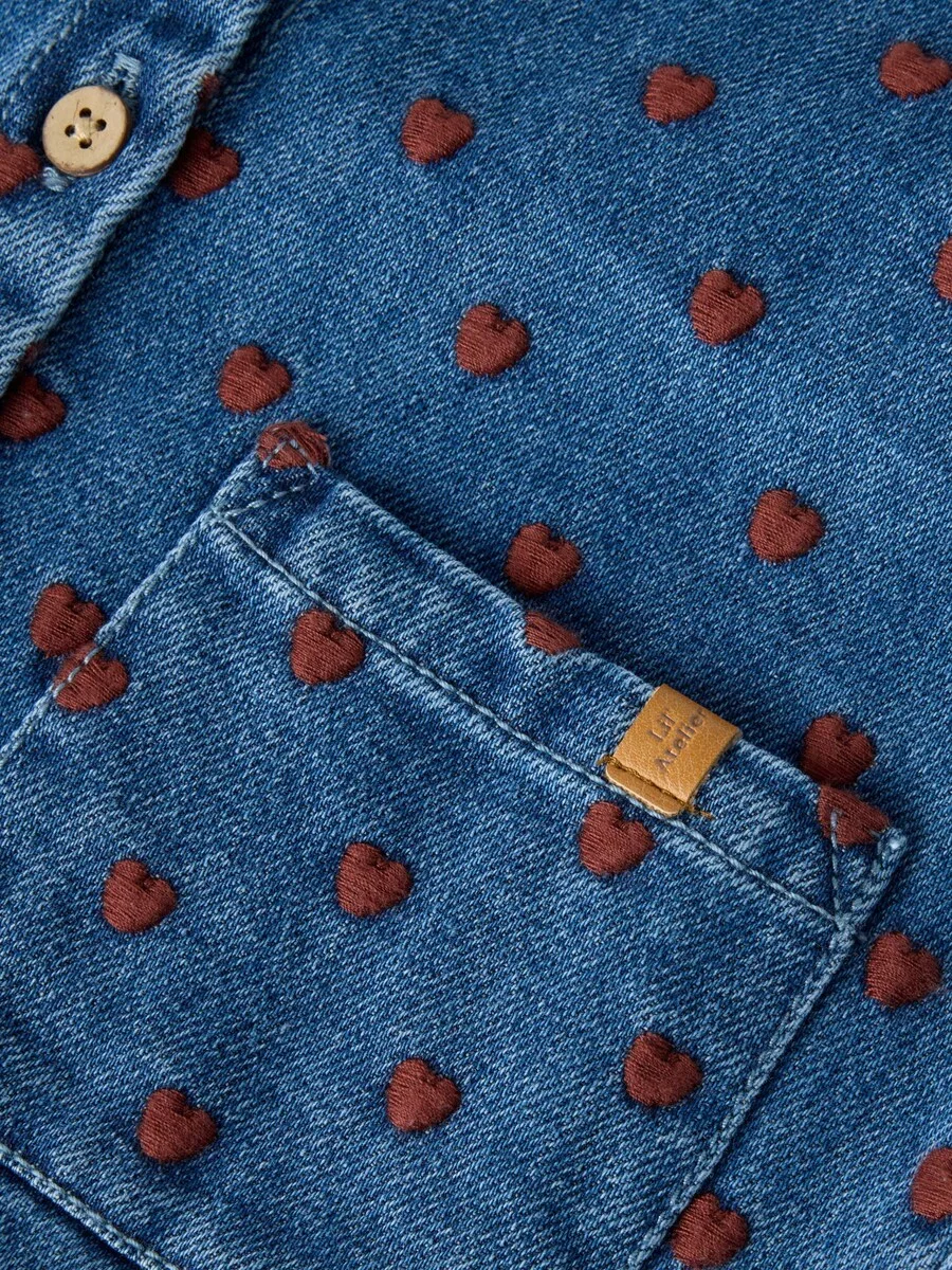 Куртка Lil'Atelier Between-Season Jacket из синего денима — фото 3