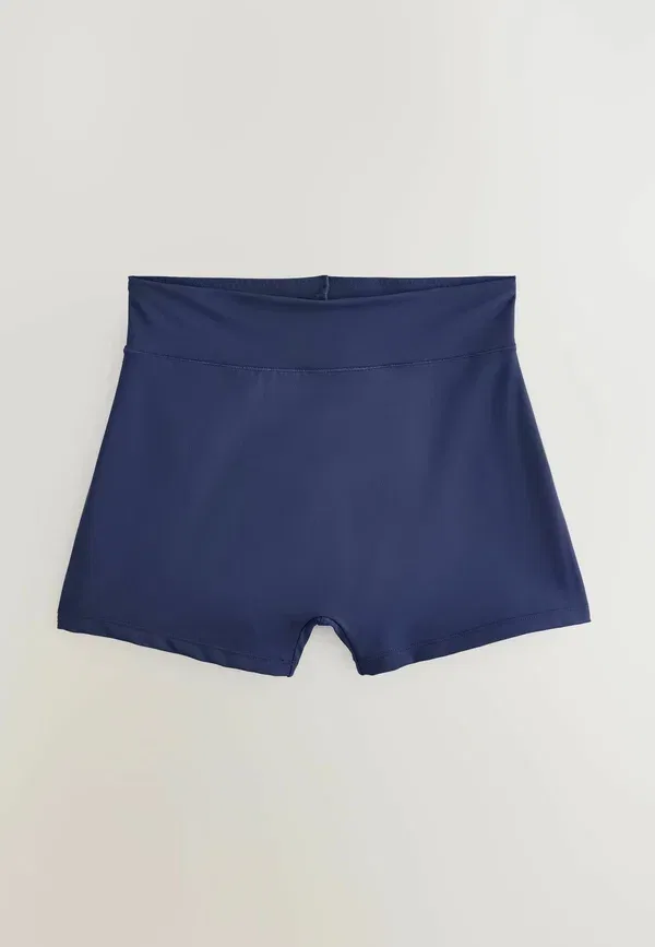 Комплект трусов 2 шт, высокая посадка, облегающие, Shorts 2 pack - period underwear, Next Navy, черный/темно-синий — фото 2