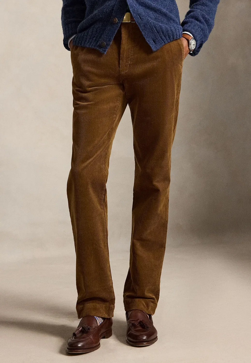 Брюки Andover из эластичного вельвета приталенного кроя Polo Ralph Lauren, Modern Traveler
