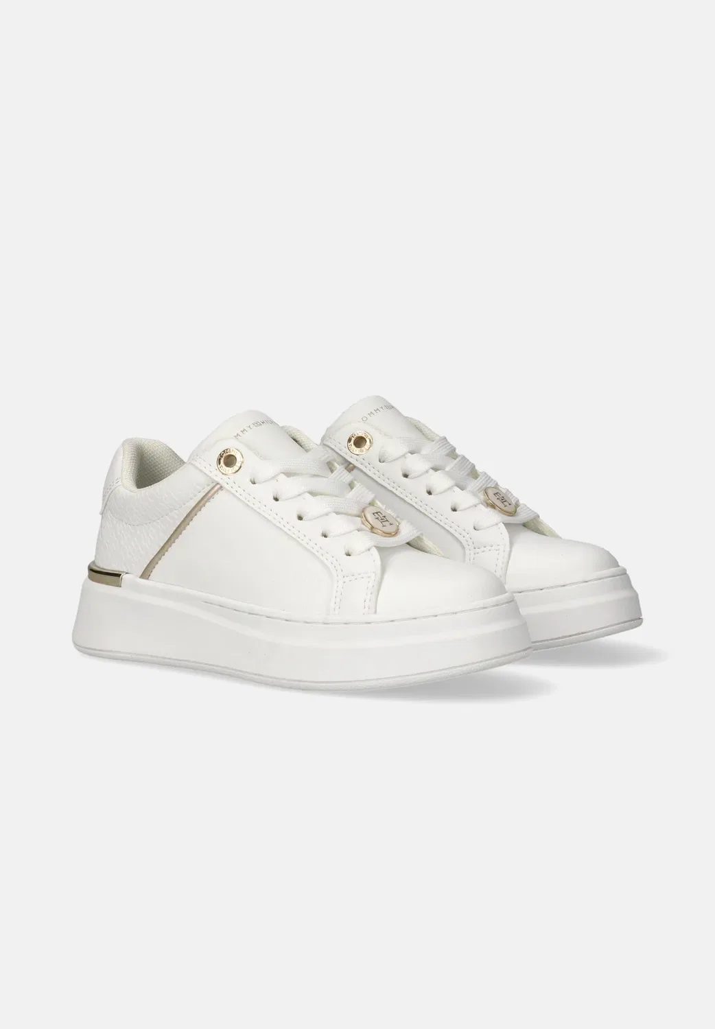 Кроссовки Fondo Platform e Passalaccio Monogram Th - кроссовки Tommy Hilfiger, Bianco — фото 2