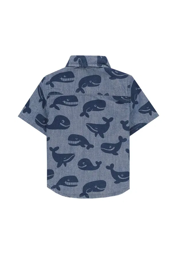Рубашка с принтом животных Shirt Stella Mccartney Kids, Blu, синий — фото 2
