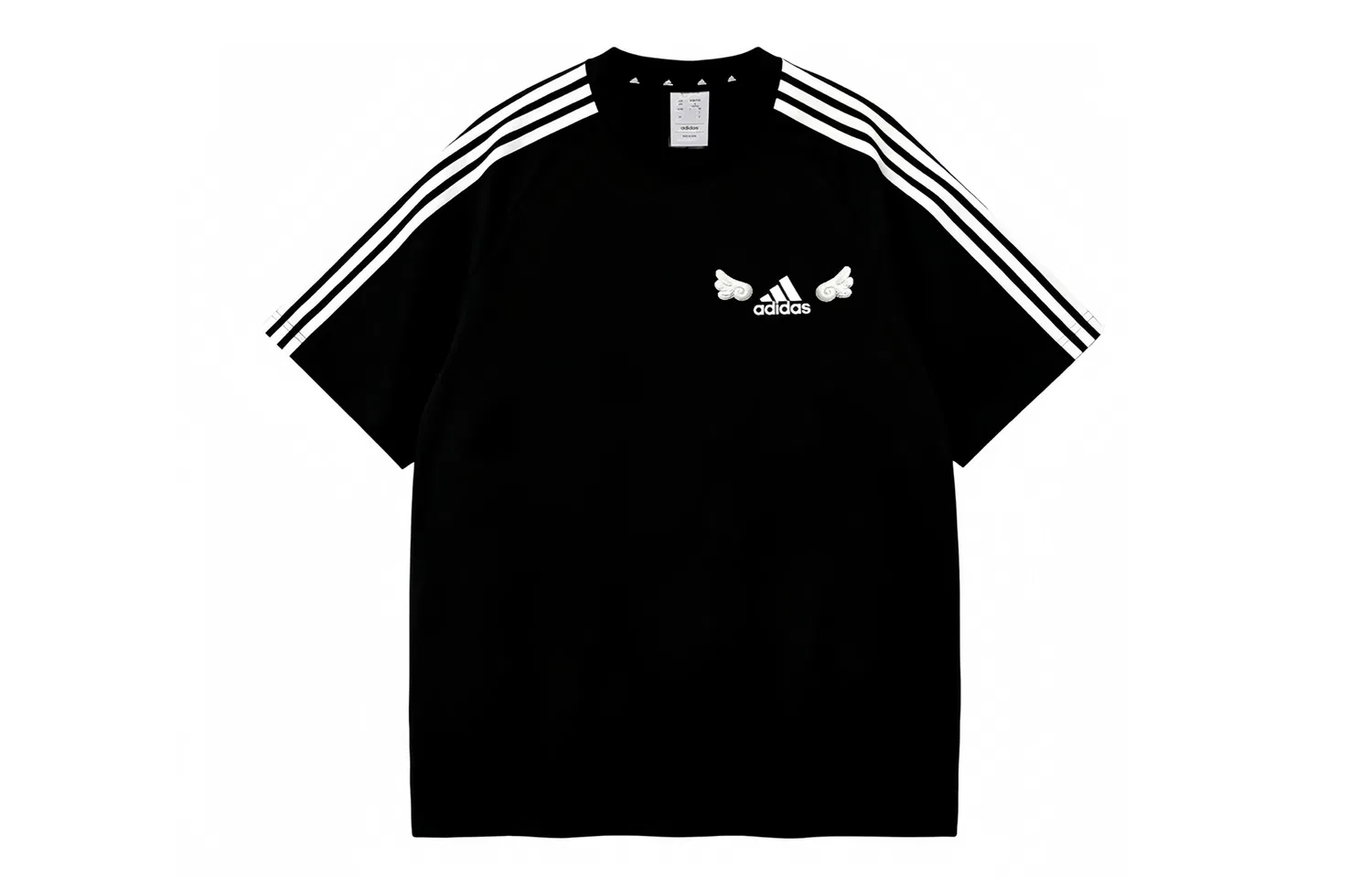 Футболка с принтом Football T Shirts Unisex Adidas, черный