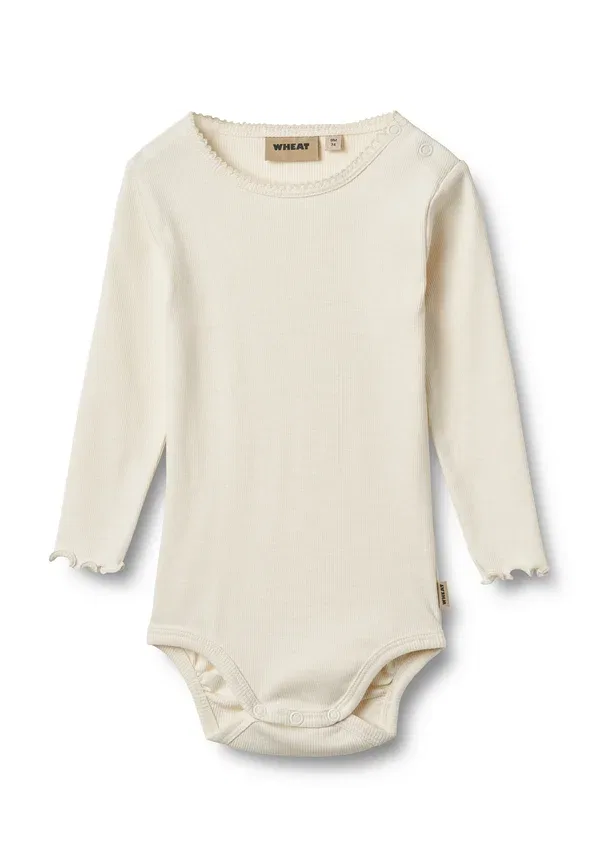 Боди хлопковое Regitze Wheat, Ivory, слоновая кость