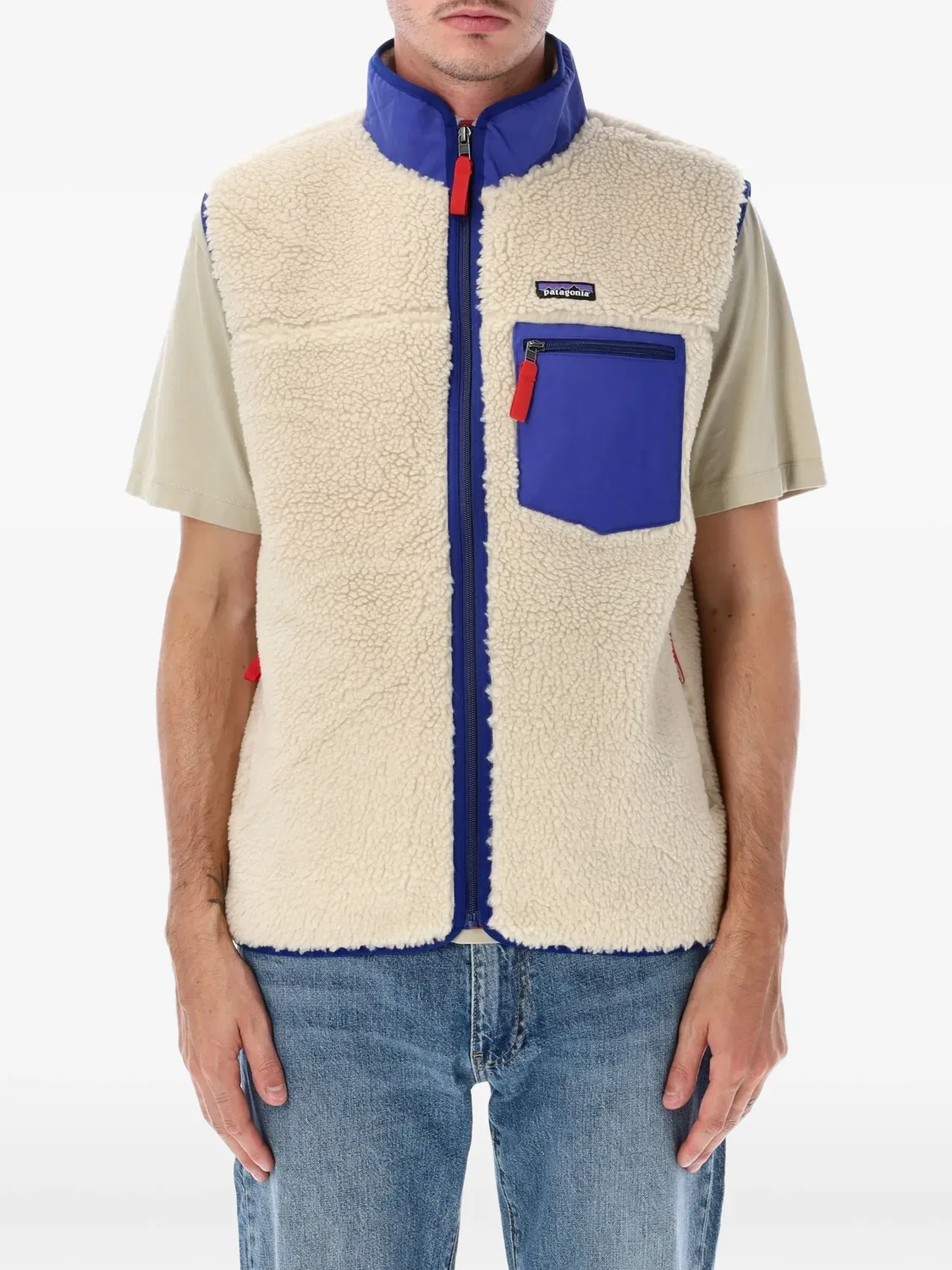 Жилет Classic Retro-X на молнии Patagonia, нейтральные цвета