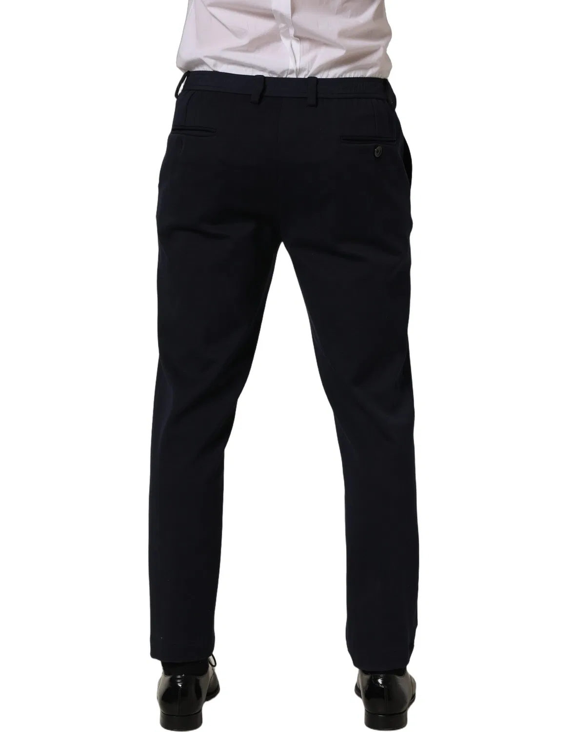 Мужские брюки классические с зауженным кроем Dolce & Gabbana, Black — фото 2