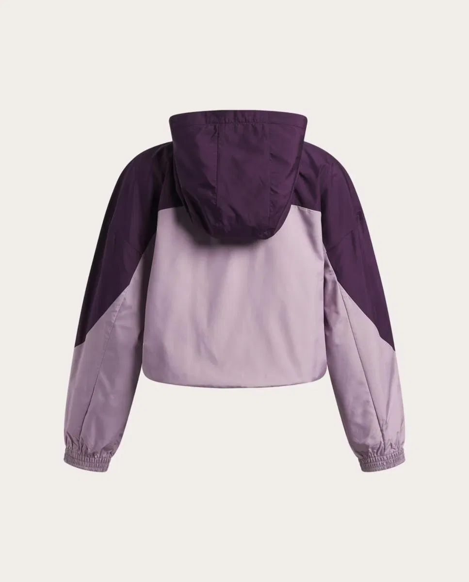 Толстовка, Niñas G Icon Woven FZ, Under Armour, фиолетовый — фото 2