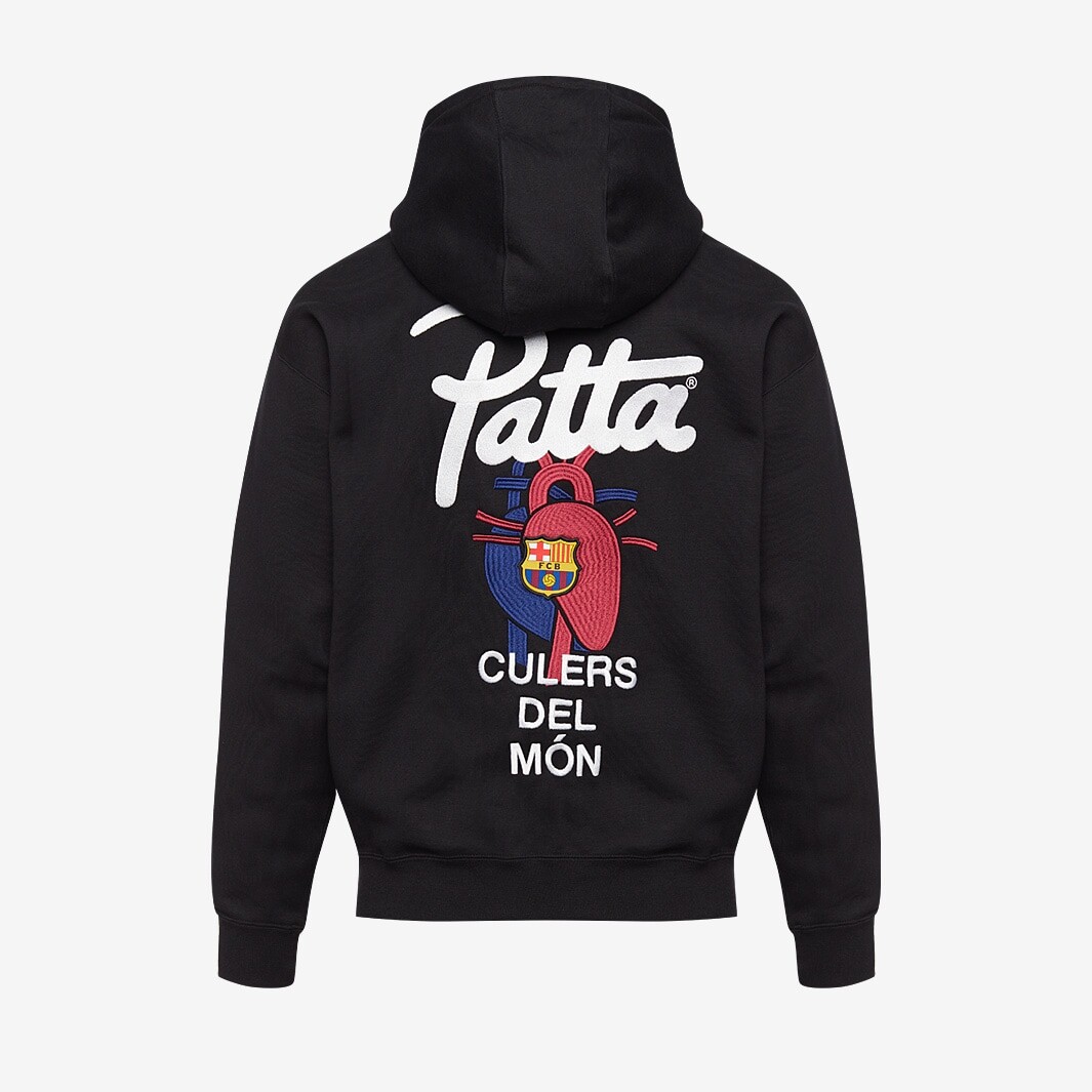 Толстовка Nike FC Barcelona x Patta Solo Swoosh, черная — фото 2