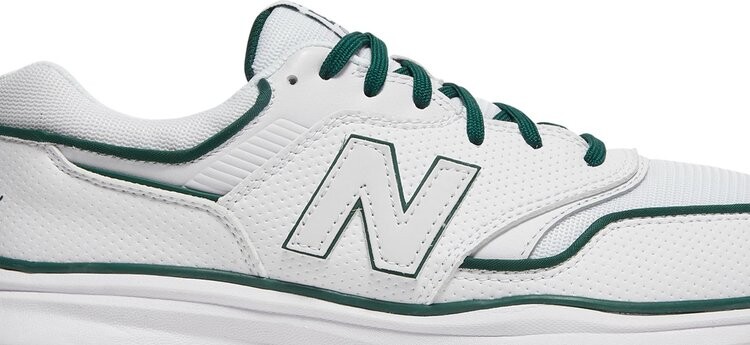 Бутсы New Balance Malbon Golf x 997G 'White Green', белый — фото 3