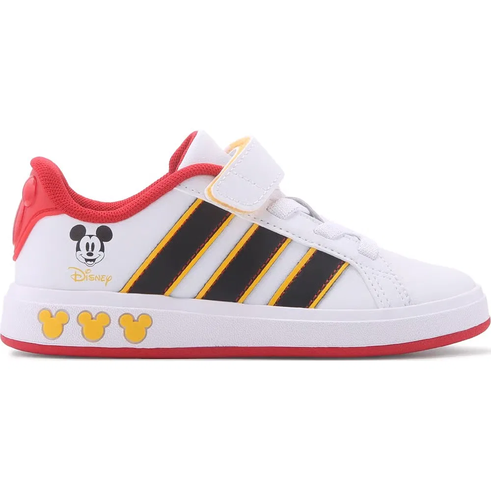Детские кроссовки Mickey Mouse Grand Court 2.0 Adidas, Black/Mickey Mouse — фото 2