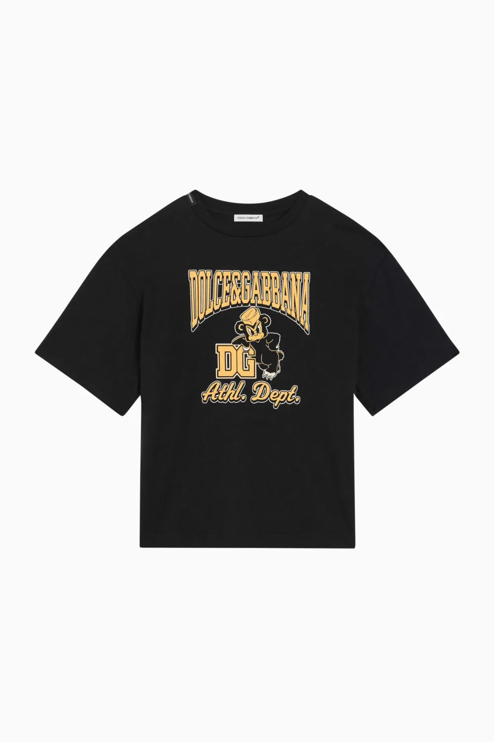 Футболка хлопковая с логотипом Dolce & Gabbana