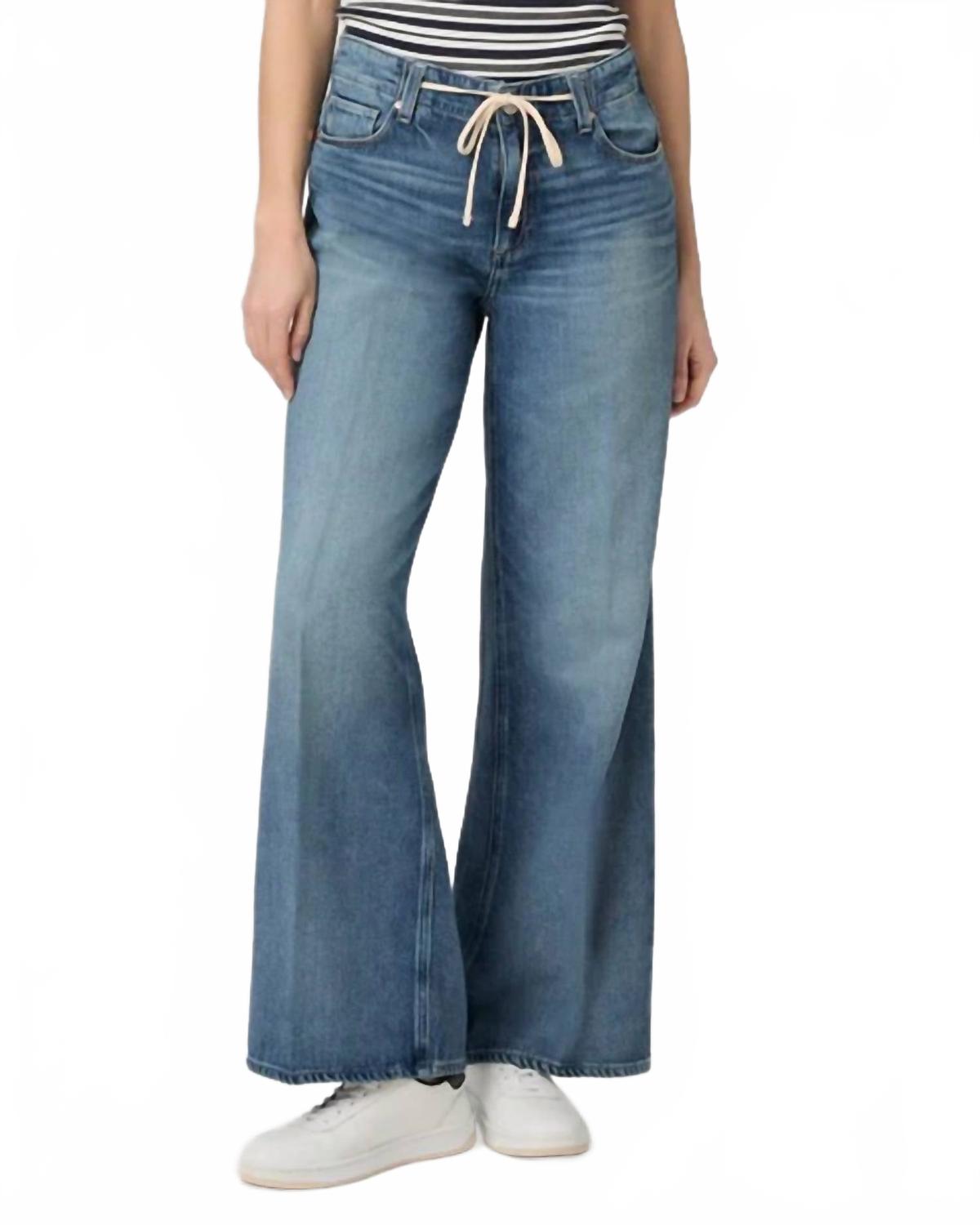 

Синие джинсы Zoey на завязках Paige, синий