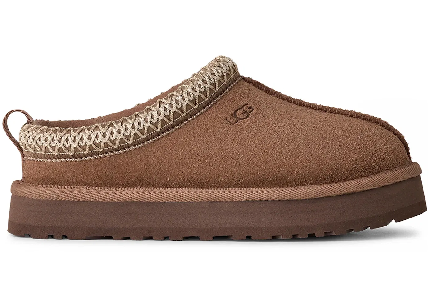 Детские тапки с овчиной UGG Tazz Slipper, Rocky Oak