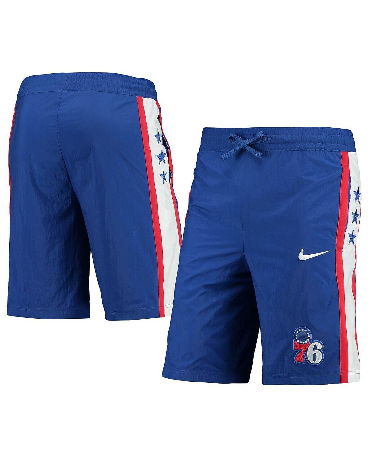 

Мужские шорты royal philadelphia 76ers courtside heritage Nike