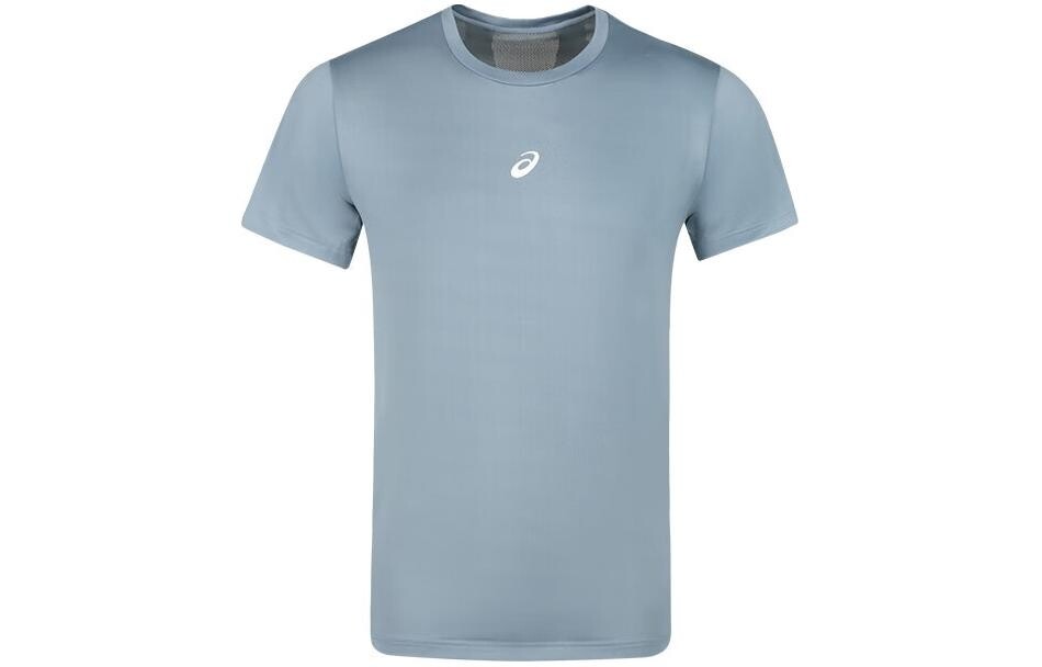 

Футболка мужская серая/синяя Asics, серый/синий