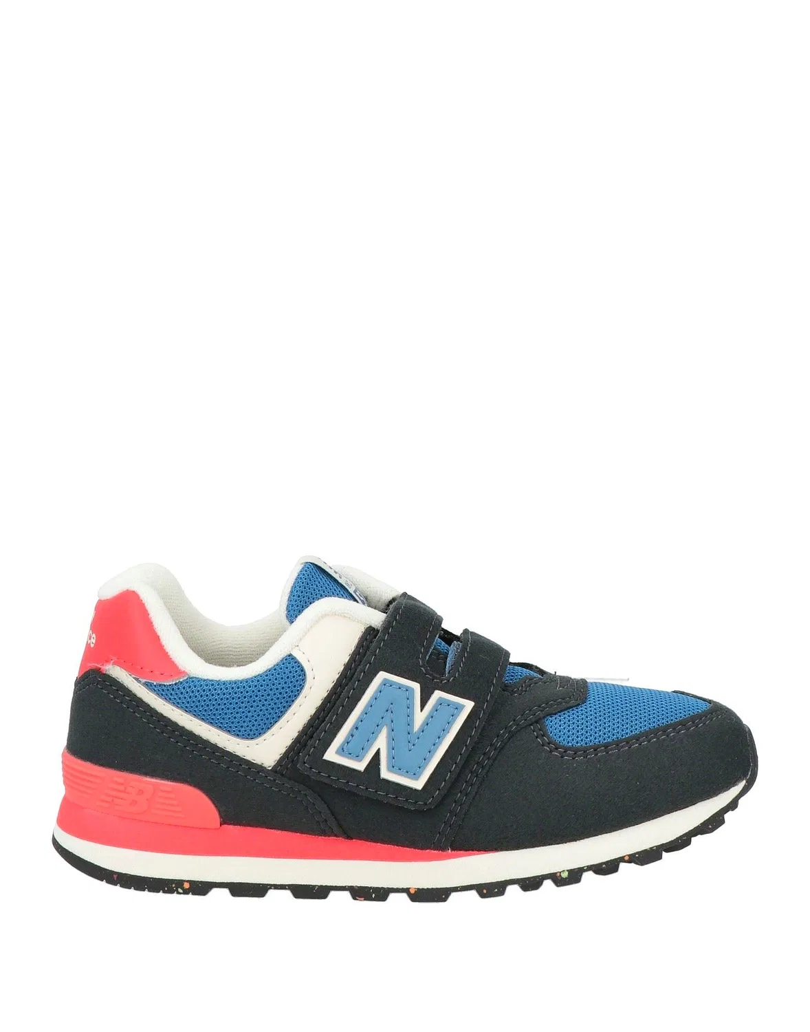 Детские кроссовки для мальчиков на липучках New Balance 574, черный