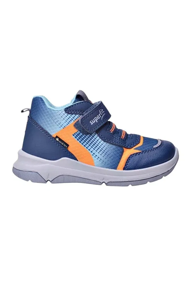 Детские ботинки для девочек водонепроницаемые Cooper waterproof Superfit, Navy Blue — фото 2