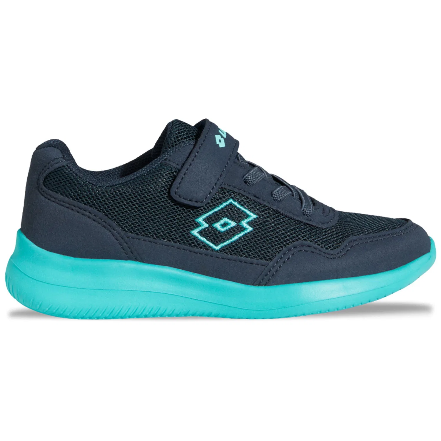 Детские кроссовки в детской стопе Lotto, Navy-Aqua