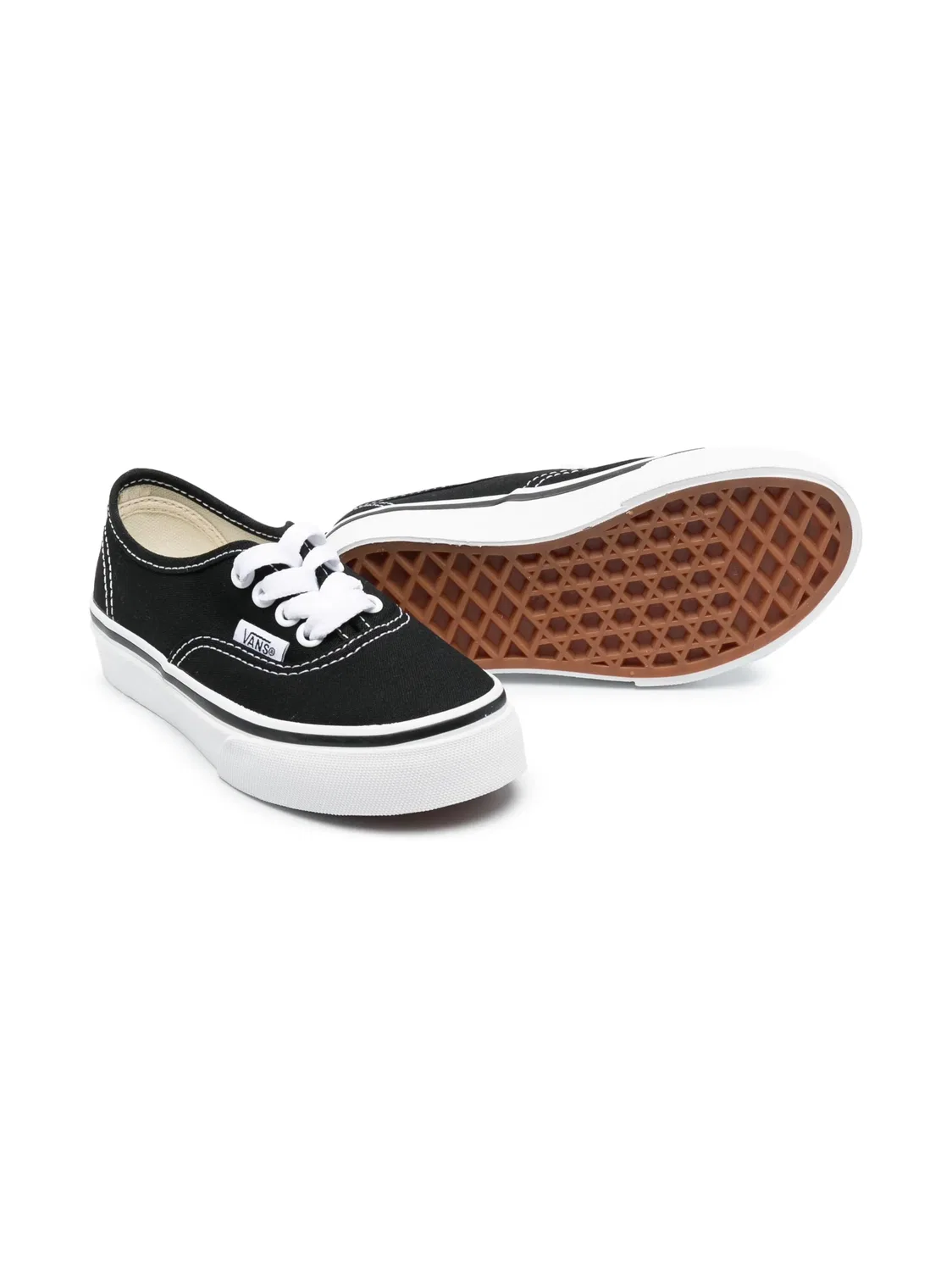 Кеды на шнуровке Vans Kids, черный — фото 2