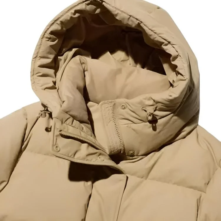 Женская пуховая куртка UNIQLO, темно-бежевый — фото 3