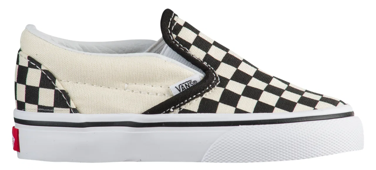 Кеды для мальчиков Classic Slip On Vans, цвет Black/True White — фото 2