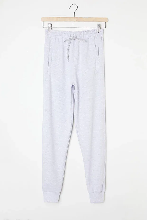 Детские спортивные штаны для девочек с резинкой Cansın Mini, Gray