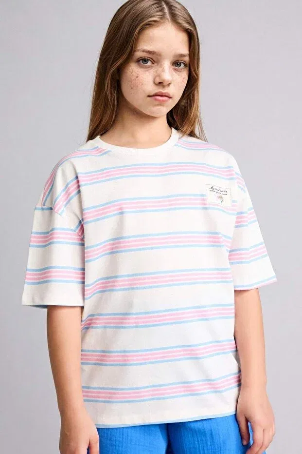 Детская футболка с коротким рукавом Defacto, Pink
