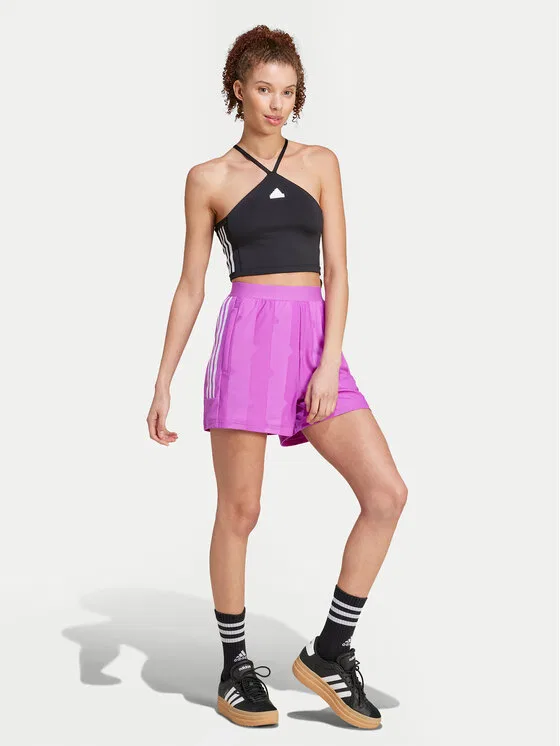 Топ slim fit Tiro Cut 3-Stripes Summer Adidas, черный — фото 2