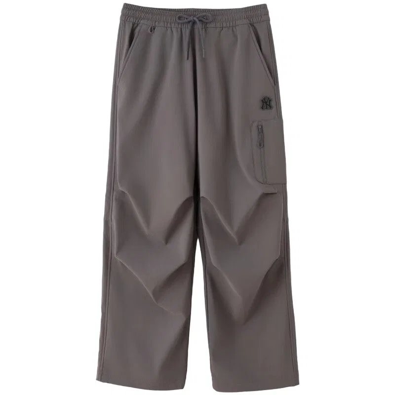 Детские беговые штаны унисекс, серый уголь, MLB, Charcoal Gray