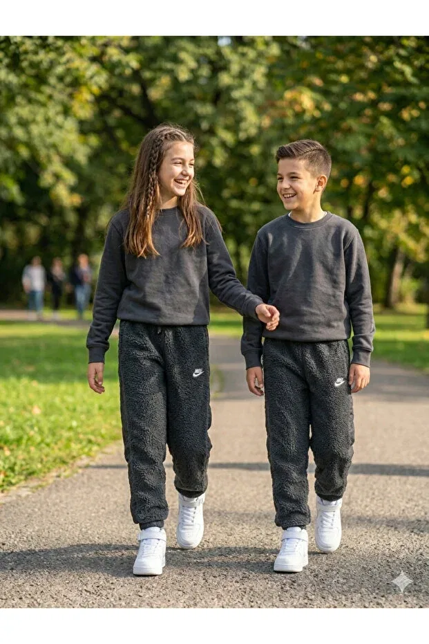 Детские спортивные штаны на флисе Nike, Black