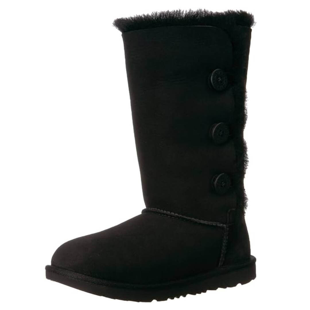 

Детские сапоги Унисекс UGG K Bailey Button Triplet Ii Pull-On, черный