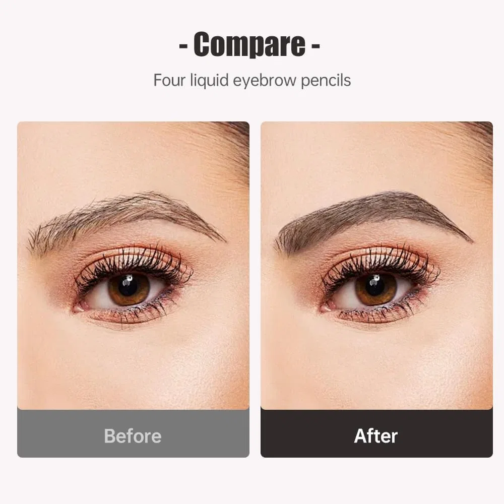 Карандаш для бровей Microblading, 4-зубчатый наконечник, Generisch, 15 г, Black — фото 3