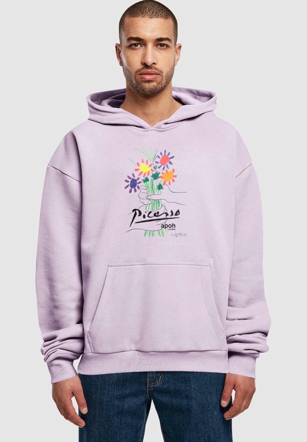 

Толстовка APOH - PICASSO FLOWERS OF PEACE ULTRA HEAVY - Hoodie Merchcode, сиреневый