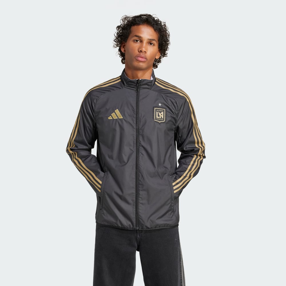 

Спортивная куртка Adidas LAFC Reversible Anthem Jacket, черный