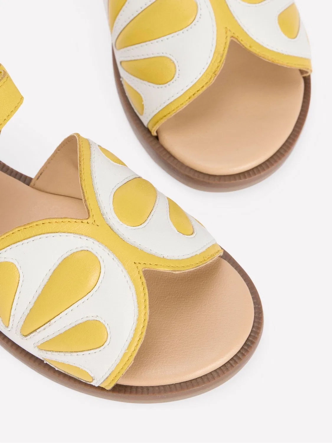 Сандалии Leather Sandals Boden, желтый — фото 3