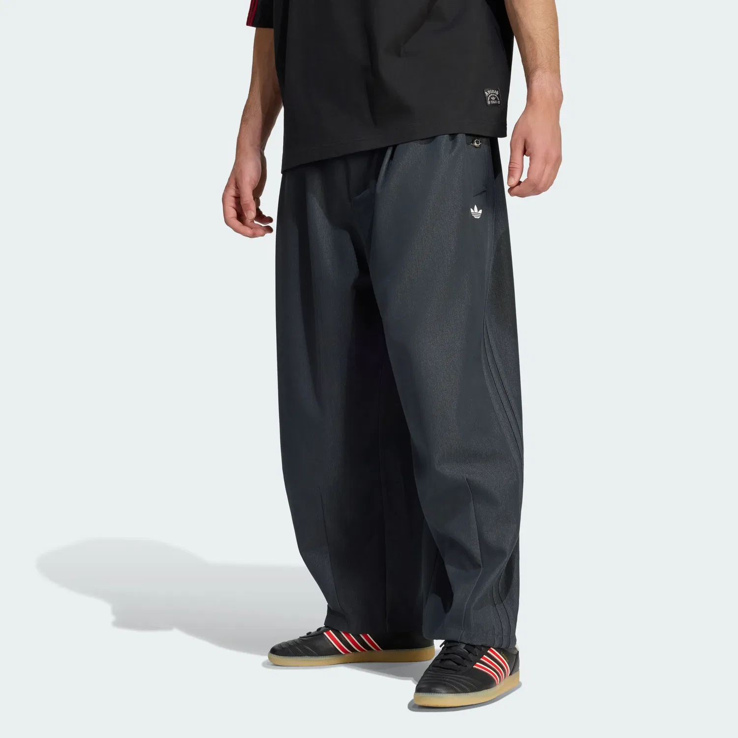 Мужские повседневные брюки Carbon Black Adidas Originals, Carbon Black — фото 3
